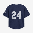 thumbnail image 3 of Toddler Mitchell & Ness Ken Griffey Jr. Navy Seattle Mariners Cooperstown Collection Mesh Batting Practice Jersey, 3 of 7