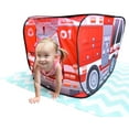 thumbnail image 3 of Pop up Fire Truck Play Tent– Durable Polyester Material Allows for Indoor and Outdoor Use, Children Ages 3+, 3 of 8
