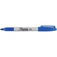 thumbnail image 3 of Sharpie Permanent Markers, Fine Point, Blue, 12 Count, 3 of 5