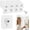 24PCS, variant on No-Drill Screw Stickers, 2026 Upgraded Reusable Drill Free Adhesive Hooks, Removable Nail Free Wall Hangers, Picture Hangers Without Nails for Wall Mount, Bathroom, Home, Kitchen, Office