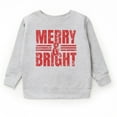 thumbnail image 5 of Merry & Bright Distressed - Youth Graphic Sweatshirt, 5 of 7