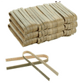 thumbnail image 2 of Paquete de 240 pinzas de bambú en miniatura, pinzas desechables de 4 pulgadas, pinzas para tostadas de bambú en miniatura y desechables, 2 of 6