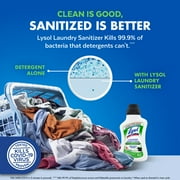 Lysol Tough Odor Eliminator Laundry Sanitizer Additive, 0% Bleach, Eliminates Odor Causing Bacteria, 41 fl oz