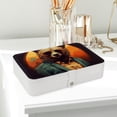thumbnail image 6 of Bear PU Leather Jewelry Box with Removable Compartment and Earring Holder, Portable Travel Organizer, 6 of 6
