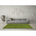 thumbnail image 3 of Ahgly Company Indoor Rectangle Abstract Turquoise Blue Modern Area Rugs, 2' x 3', 3 of 4