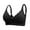 Black, variant on Women's Seamless Front Zipper Large Stretch Fixed Cup Lift Plus Size Bra Without Underwire Sports Bra with Support Women's Sports Bras Women Sports Bra High Support Large Bras for Women Support Sports