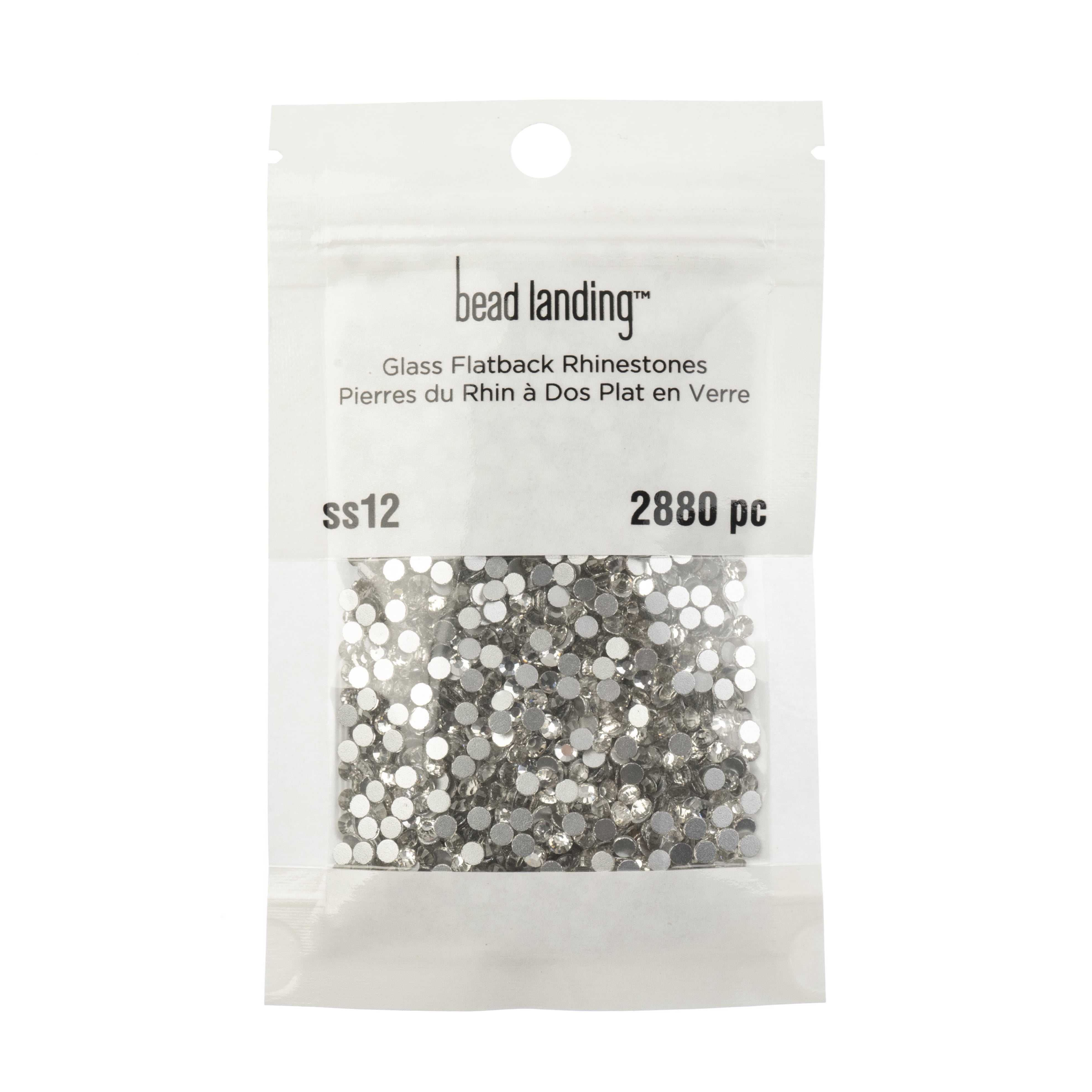 SS12 Glass Flatback Rhinestones by Bead Landing 2880pc