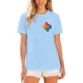 thumbnail image 3 of CHENge Autism Awareness Shirt Women Men Autism Acceptance Shirts Mental Health Tees Casual Inspirational Short Sleeve Tee Tops, 3 of 4