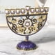 thumbnail image 2 of candeliere de 9 Menorah candeliere Imitación Bejeweled candeliere Flor Pintado, 2 of 6