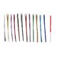 thumbnail image 1 of Kit de oropel para el cabello, extensiones para niñas con herramienta, 12 colores brillantes con brillo destacado, 1 of 5
