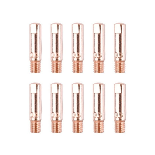 Luckyn 10 Pcs MB15 15AK Contact Tip Welding Nozzles M6 welding Torch Power Nozzle