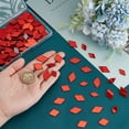 thumbnail image 5 of 300Pcs 3 Styles Rhombus Acrylic Mirror Sew on Rhinestone Red 17.5~23.5x9.5~14.5x1mm Hole: 1mm 100pcs/style, 5 of 6