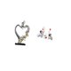 thumbnail image 5 of Figura Romántica De Pareja De Elefantes, Estatua Coleccionable, Adorno De Escritorio Para Dormitorio, Boda, Estantería, Armario, Decoración Del Hogar, Esculturas Familiares, Artesanías De, 5 of 8