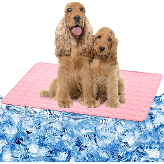 Dog Cooling Mat Dog Cooling Pad Self Cooling Blanket, Washable Cooling Mat for Dogs, Pet Cooling Mat Keeps Pets Cool in Summer Heat, Resuable Cooling Mat 28x22inch/70x55cm