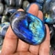 thumbnail image 5 of Minnieouse Labradorita, piedras preciosas de cristal curativas ligeras y resistentes, piedra de Palma, colgantes de propiedad familiar, collar Type2 NO2, 5 of 6