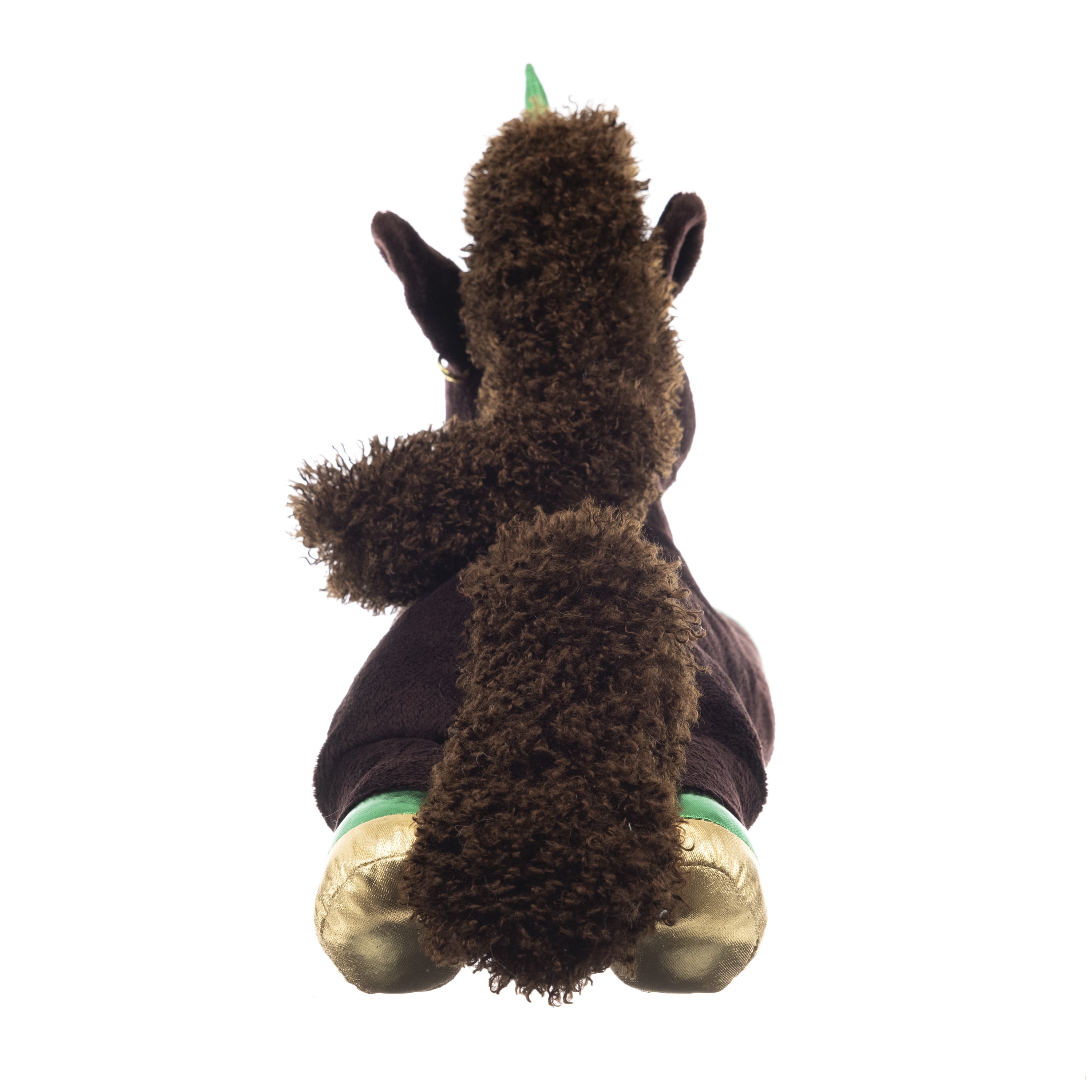 Afro Unicorn 13.75 inch Stuffed Plush Toy, Lying Magical
