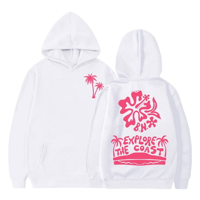 Sweat à Capuche Décontracté à Manches Longues pour Garçons et Filles Printemps Automne Mode Imprimés Blanc 4 Ans-5 Ans
