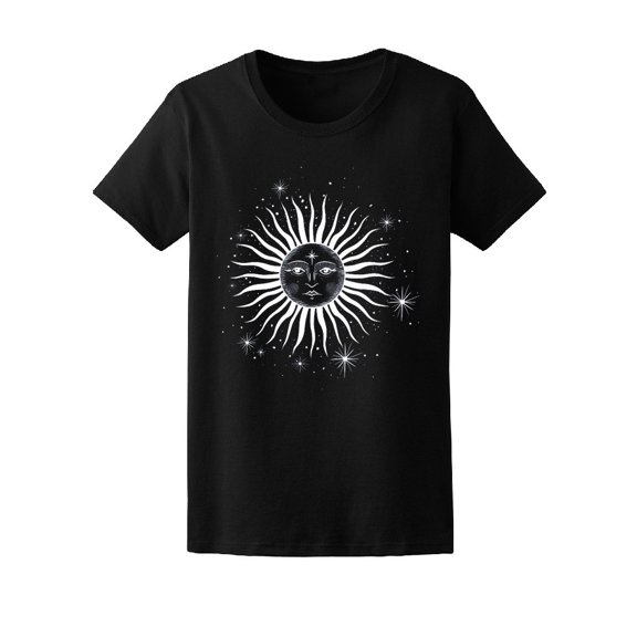 Face Of The Sun With Stars Tee Women's -Image by Shutterstock