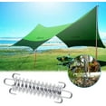 thumbnail image 2 of Chudian 10 pieces tension spring coil springs for camping tent awning awning mounting accessories rust-free tension spring for safe installation, 2 of 7