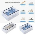 Shoe Storage Box Installation Bed Bottom Shoe Box Transparent PVC