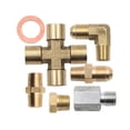 thumbnail image 3 of Kenally Kit de línea de alimentación de aceite de turbocompresor NPT de 1/8 pulgadas, conjunto de manguera de retorno, piezas de repuesto Vehículos, repuestos y accesorios Mis, 3 of 6