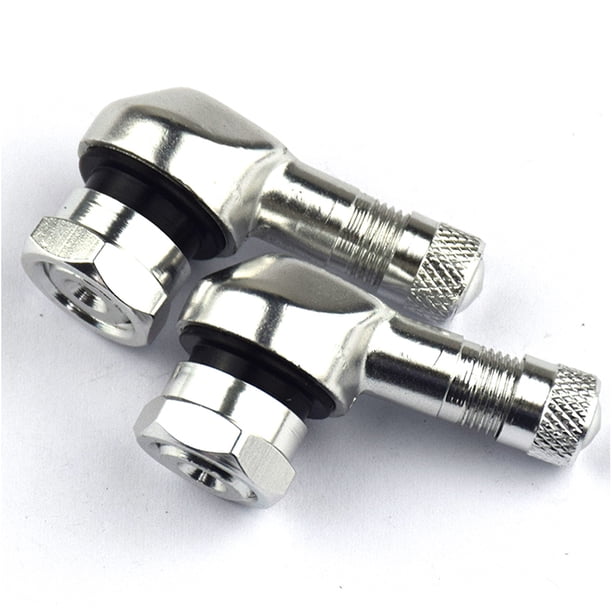 Scienceny Paquete de 2 vástagos de válvula, accesorios impermeables para camiones, cubiertas a prueba de lluvia, piezas reemplazadas resistentes al Vehículos, repuestos y accesorios Mis Plata Scienceny VI015889-09
