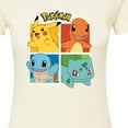 thumbnail image 3 of Pokémon - Starter Pokémon Character Grid - Juniors Fitted Graphic T-Shirt, 3 of 5