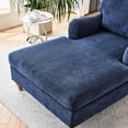 thumbnail image 4 of Chenille Upholstered Single Seat Chaise / Personal Comfort in Any Room, 4 of 6