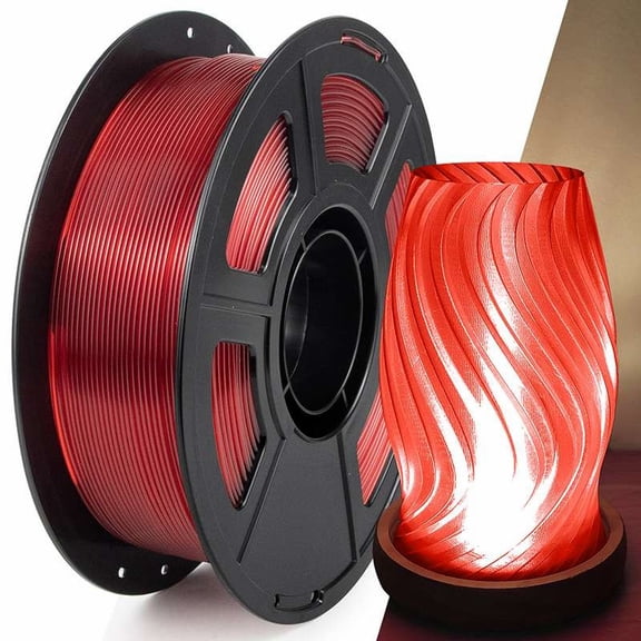 iSANMATE PETG Transparent Red 3D Printing Filament 1.75mm, 1kg