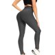 thumbnail image 5 of Gibobby Pantalones de yoga Pantalones deportivos de talle para mujer, ajustados, informales, de pierna alta, pantalones de yoga, pantalones de yoga(Gris oscuro,XL), 5 of 5