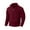 Wine, variant on Wrtxtat Men's Quarter Zip Sweatshirt Mock Neck Thermal Double Fleece Lined Pullover Autumn Midweight Slim Fit Tops Navy M