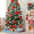 thumbnail image 4 of FMSHPON Mother's Day Tulips Flower Xmas Christmas Tree Skirt Stand Mat for Holiday Party Decoration Indoor Outdoor 48 inches, 4 of 6