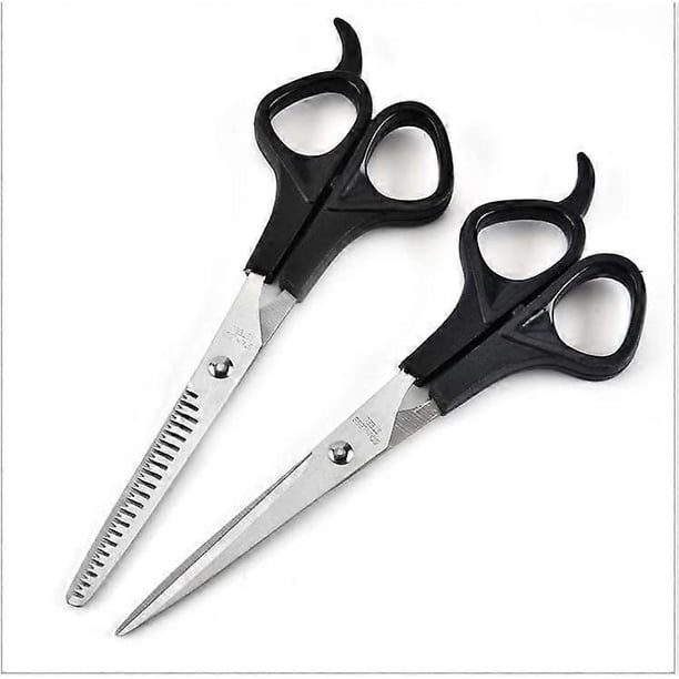 Juego de tijeras profesionales de acero inoxidable para cortar el cabello, ideales para salones de belleza o peluquería canina.