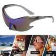 thumbnail image 5 of Gafas de sol Punk Y2K moda mujer hombre gafas únicas para senderismo ciclismo Sandbeach, 5 of 5