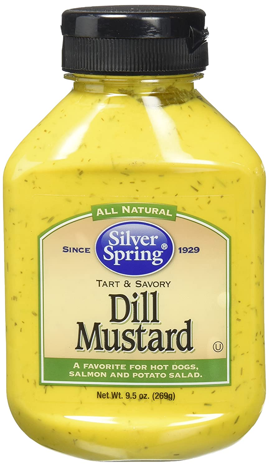 Silver Spring Dill Mustard, 9.5 Ounces Pack Of 3.
