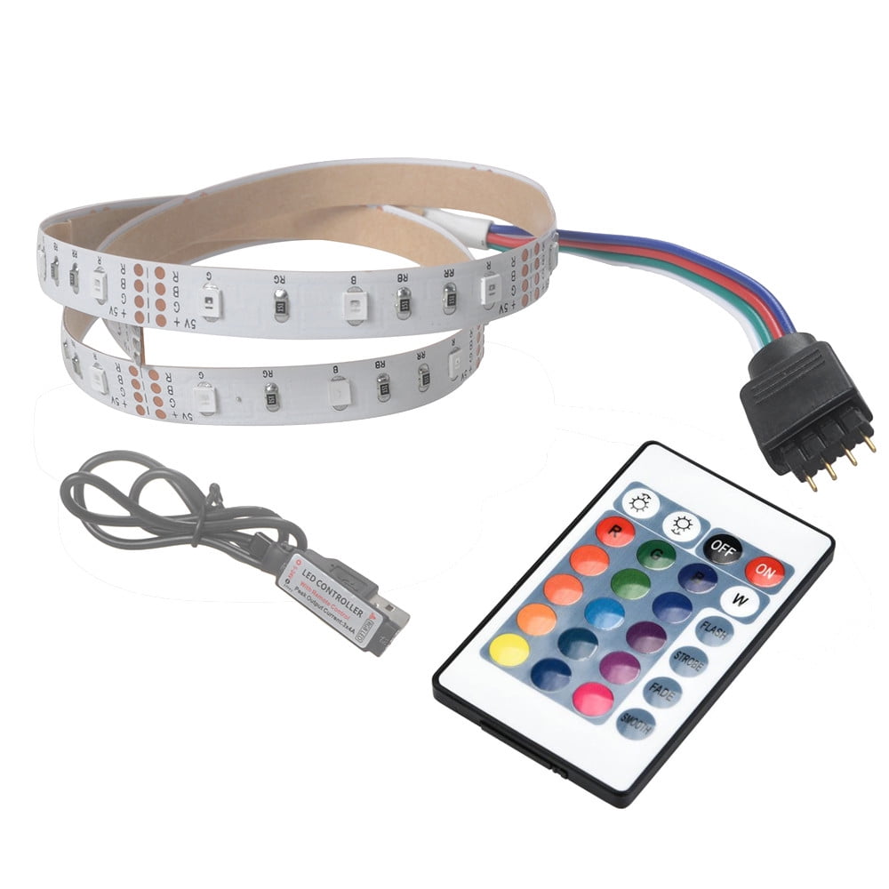 White, 50cm DANXQ USB Waterproof Aquarium LED Light Strip With Switch Control DC 5 V 50 cm 30 Lamp Beads 