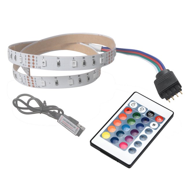 Led Light Strips for Kitchen under Cabinet 50Cm Usb Led Strip Light Tv Back Lamp 2835Rgb Colour Changing+Remote Control under Counter Led Lights for Kitchen Super Bright Led Strip Lights