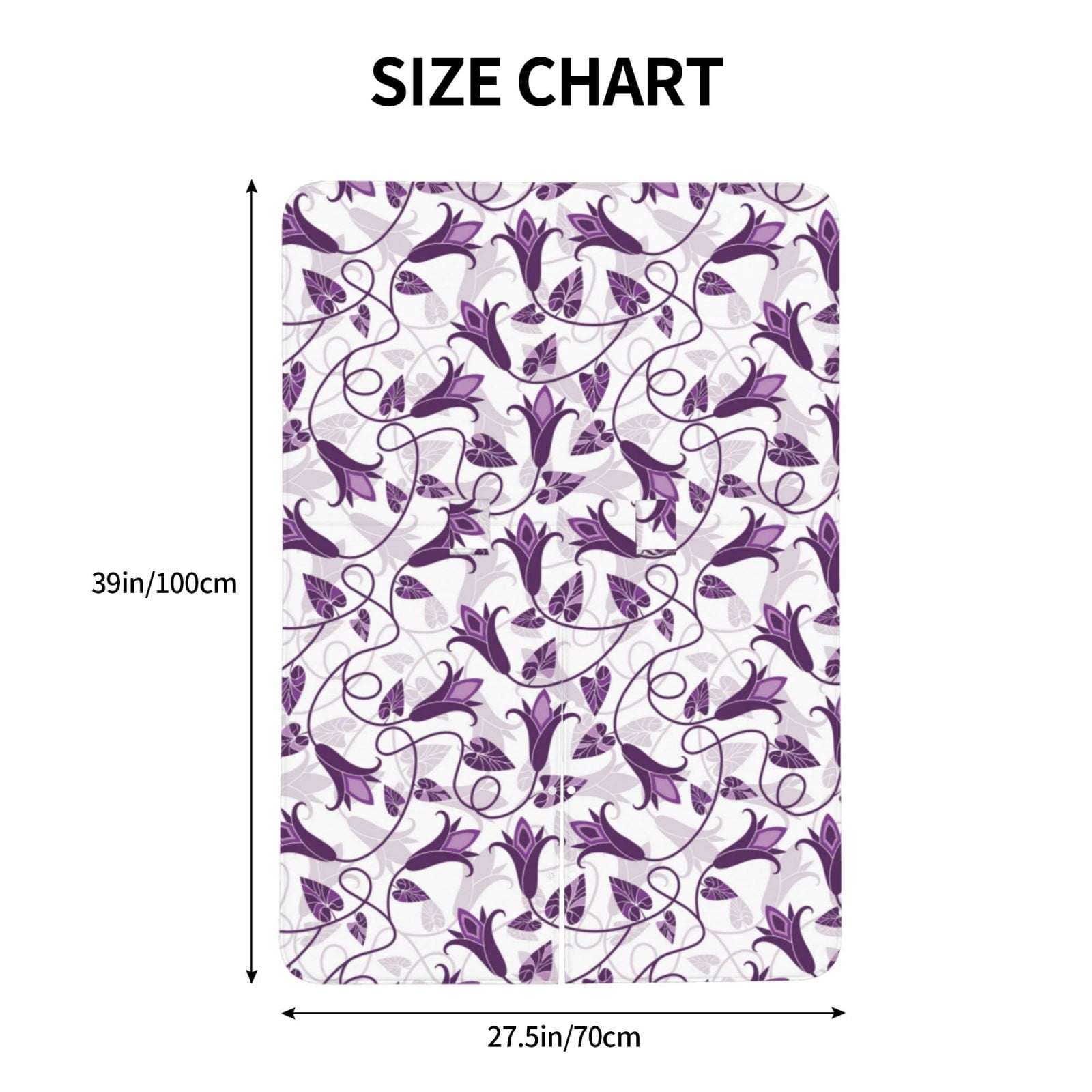 Naloa Violets Flowers Baby Car Seat Cover, Breathable Baby Carrier Cover, Multiuse Baby Carrier Cover & Nursing Breastfeeding Cover