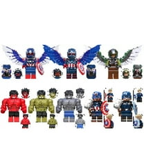 8PCS Minifigures Super Movies Building Blocks, Creative Puzzle Toys for Children Christmas Gift Birthday Present