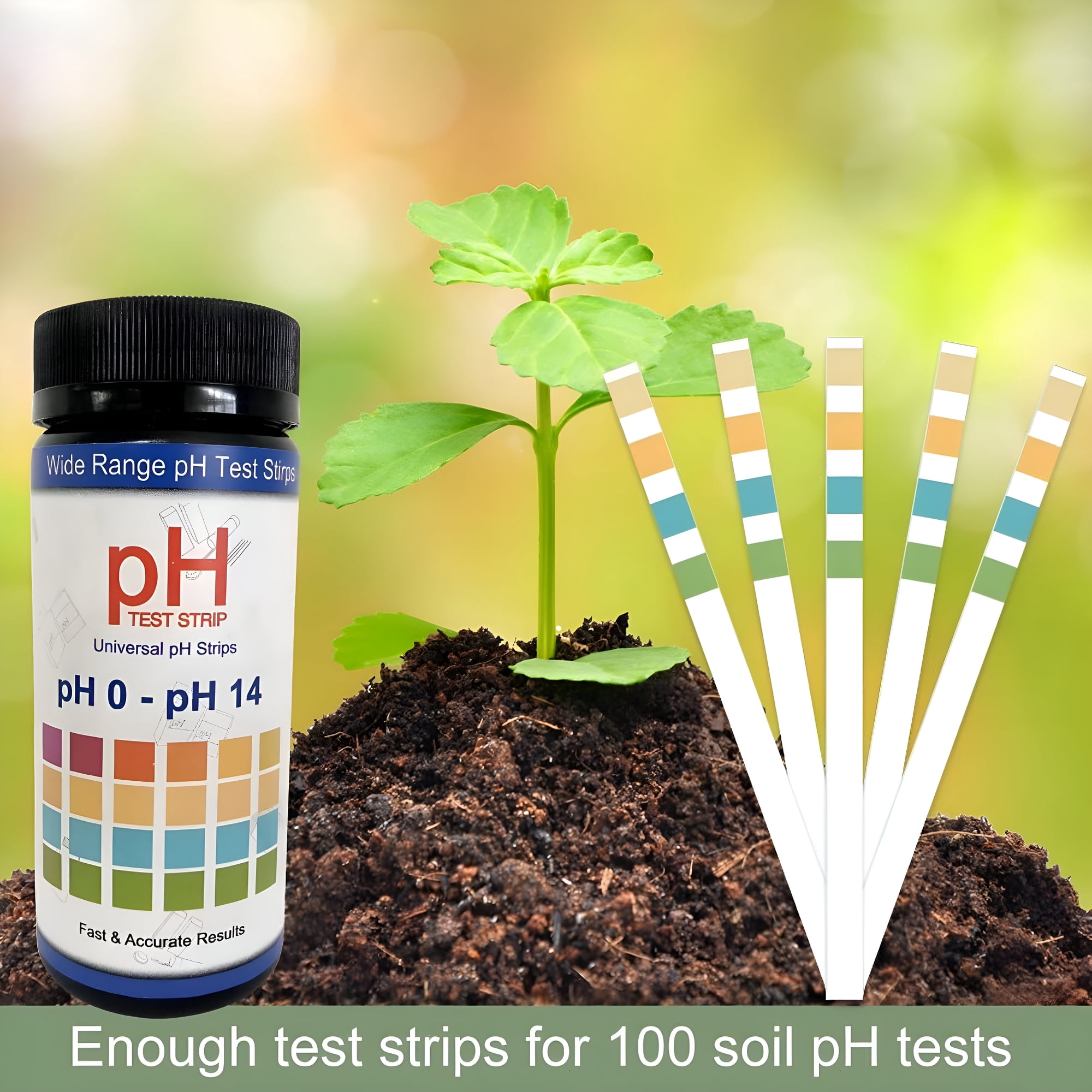 QARUN 2026 New 100-Count Home Test Strips Kit for Accurate Water Quality,Urine,Or Ph Testing,Easy-To-Use Diagnostic Strips with Quick Results