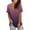 Z Purple, variant on ZKCCNUK Women's Fashion Casual Gradient V-neck Short Sleeve Loose T-shirt Tops Summer Plus Size Tops 2026