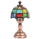 thumbnail image 1 of 1:12 Dollhouse Wireless LED Desk Lamp Miniature Table Lamp with Colorful Lampshade, 1 of 4