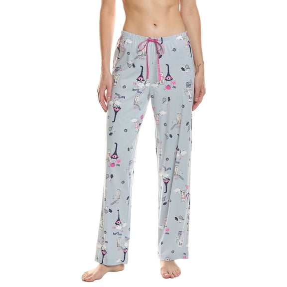 HUE womens Cat Picnic Long Pajama Pant, m, Blue