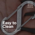 thumbnail image 6 of Klean Kanteen Steel S-Biner 3 - Stainless Steel Carabiner Clip - Dual Carabiner - Stainless Steel - Water Bottle Carrier - Not for Climbing - Number 3 Type, 6 of 8