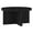 Black, variant on Evelyn&Zoe Elna 33" Wide Round Coffee Table, Black Grain