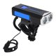 thumbnail image 4 of Luz delantera de bicicleta bicicleta impermeable linterna bocina advertencia USB recargable para ciclismo azul, 4 of 10