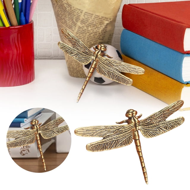 BKER Solid Brass Figurine For Home Retro Handmade Craft Table Ornament