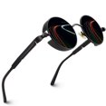 thumbnail image 1 of Gafas de Sol CGID Retro Steampunk Redondas Polarizadas E72 UV400, 1 of 6