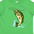 thumbnail image 4 of Inktastic Leaping Bass Fish Boys or Girls Toddler T-Shirt, 4 of 5