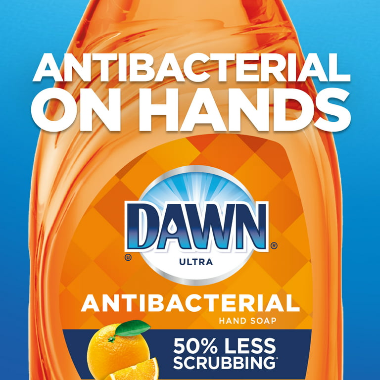 Dawn Dishwashing Liquid, Antibacterial, Hand Soap, Orange Scent 40